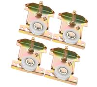 4 Pièces Roulettes en Nylon et Acier Support Lourd Silencieux | Assemblage à Rouleaux Intégrés Roulements à Billes Métalliques, Installation en Surface, Usage pour Armoires et Systèmes