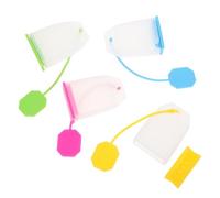 4 Pièces Sachet Infuseur à Thé Réutilisable avec Long Manche | Trous Précis, Design Perforé, Infusion pour Tasses et Gobelets de Voyage, la Cuisine ou Activités Extérieures