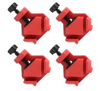 4 Pièces Serre Joint Angle, Pince à Angle Droit 90 Degrés, Presse de Serrage Réglable en Plastique Renforcé de Fibre de Verre, pour Collage, Menuiserie, Cadres en Bois et Étagères