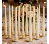 4 pièces/set Bougies sans fumée à longue tige, bougies de mariage, bougies pour dîner aux chandelles, décoration de maison, bougies d'anniversaire, multicolores, mariage romantique, décoration de sall