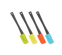 4 Pièces Spatule en Silicone à Manche Plastique | Lot de Deux, Usage la Cuisine et Pâtisserie, pour Crème, Confiture, Restaurants et Service Professionnel Couleur Aléatoire