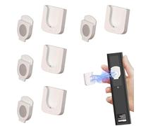 4 Pièces Support Magnétique Support de Télécommande Support Magnétique Support de Télécommande Support Mural Support de Télécommande Mural École Maison - Blanc