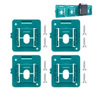 4 Pièces Support pour Batterie Compatible avec Makita & Bosch, 14,4-18 V Support Mural Support de Rangement pour Batterie Support pour Les Modèles BL1860 BL1850 BL1840 BL1830