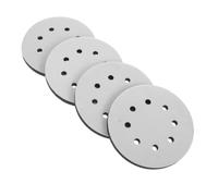 4 Pièces Tampon de Polissage en Éponge Noir 5 Pouces pour Perceuse | Ponçage et Lustrage Réutilisables, pour Meuleuse Sèche Pneumatique, Accessoires Automobiles et Métal