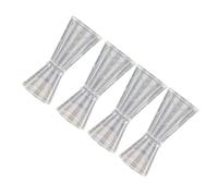 4 Pièces Tasse à Mesurer à Double Tête pour Barman Professionnel | Mesure en Onces pour Vin et Cocktails, Outil de Bar Polyvalent, Plastique, Fête et Maison