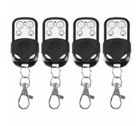 4 Pièces Télécommande Portail Universelle Telecommande Porte De Garage, télécommande sans Fil Porte-clés Radio électrique 4 Canaux Porte-clés Antivol pour Appareils électroménagers Porte 433mhz