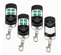 4 Pièces Telecommande Universelle Portail 433,92 MHz Copie Télécommande | Copie à Code Fixe pour Porte de Garage, Portail, Barrière et Porte Automatique, avec Cache Coulissant Anti-Appui