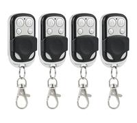 4 Pièces Telecommande Universelle Portail Compatible 433 MHz Bip Portail Télécommande Portail Garage sans Fil à 4 Boutons pour Porte de Garage et Voiture