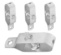 4 Pièces Tendeur de Fil Métallique en Acier A3 pour Serrage | Ajuste la Tension, Léger et Simple à Utiliser, pour Clôture, Linge et Cage, Finition Argenté