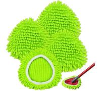 4 Pièces Tête Balai Serpillère Microfibre, Compatible Vileda Turbo 2en1, Lavable Réutilisable Triang ACCESSOIRES FABRICATION MAISON