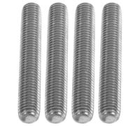 4 Pièces Tige Filetée Inox M8 Entièrement pour Fixation Fiable | Acier Inoxydable Argenté, Usage Polyvalent, Sécurisation D’appareils, pour Projets DIY et Professionnels