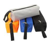 4 Pièces Trousse Outil Portable Oxford à Fermeture Éclair | Pochette à Outils Solide, Ouverture Large, Rangement Outils Vide, pour Techniciens, Bricolage, Voiture et Réparations Mobiles