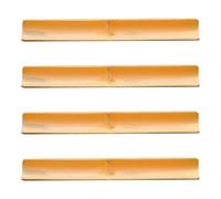 4 pièces Tube Bambou 50x7x3,5cm pour Fontaine Extérieure, Eau fluide | Bambou , Intérieur Poli et Arrondi, Style Zen, pour Jardin, Terrasse, Projets d'Eau