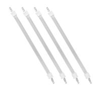 4 Pièces Tube Chauffant en Quartz Blanc, Élément à Brancher, 26cm | Remplacement pour Radiateur D’appoint Électrique, Céramique et Quartz, Chauffage Rapide, Économie D’énergie