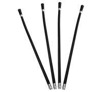 4 Pièces Tuyau de Refoulement D’extincteur Flexible Lance | Accessoire de Rechange en PP, Maniement Souple, Débit Régulier, Adapté aux Extincteurs Portables à Eau ou Poudre
