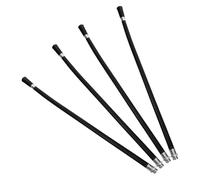 4 Pièces Tuyau Flexible pour Extincteur Portable, Haute Pression | Adapté aux Modèles à Eau, Accessoire pour Entretien de Sécurité Incendie, Manœuvre Souple, Quatre Tuyaux Embout