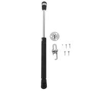 4 Pièces Vérin à Gaz pour Armoire 100n 605, Support Stable | Noir, Acier et Abs, Usage Discret de Nuit, Compatible Porte de Meuble et Couvercle
