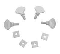 4 Pièces Vis de Scie à Chantourner en Acier Inoxydable Gh332b, Lot | Boulon de Retenue, Réglage de Tension Précis, Compatible Lames et Scies à Main, Atelier Bois