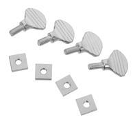4 Pièces Vis de Tension pour Lame de Scie à Métaux, Boulon Argenté | Acier Inoxydable, pour Cadres de Scie à Main, Réparations Diy, Usage Atelier, Fixation