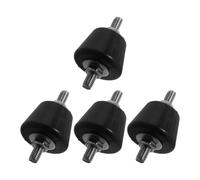 4 pièces Vis Préinstallées en Caoutchouc 304 Acier inoxydable | Absorption des Chocs Bruit, Installation Rapide, Adaptés pour Support Mural et Compresseur Ac en Appartement