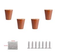 4 Pieds de Meubles en Bois Massif,Ronds,pour canapé,Banc ou Fauteuil. | Pied de remplacement vertical pour table de cuisine,lit,armoire,chaise,meuble TV,pouf,canapé deux places,10cm/3,94 po