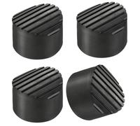 4 pieds en caoutchouc pour échelles, embouts de remplacement pour échelles, diamètre 76 mm, couleur noire