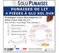 4 Pièges Punaises de lit à glu pour Pied de lit - Sol Dur - The BUGO