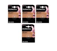 4 piles 377 Duracell -