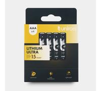 4 Piles AAA / FR03 Uniross Lithium Ultra
