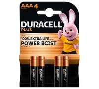 4 Piles Alcalines AAA / LR03 Duracell Plus