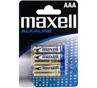 4 Piles Alcalines AAA / LR03 Maxell Alkaline