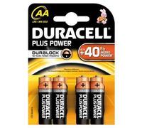 Duracell - Pile Alcaline - Duralock AAx4 Plus Power (LR6)
