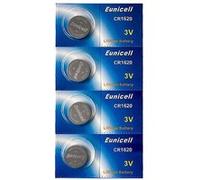 4 Piles Bouton Eunicell CR1620 - Pile Lithium 3V G