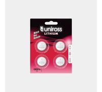 4 Piles CR2016 Uniross Lithium 3V