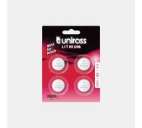 4 Piles CR2032 Uniross Lithium 3V