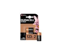 4 piles Duracell 123 piles au lithium (2 ampoules de 2 batteries)