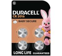 4 piles Duracell 2016 Lithium (1 blister de 4 batteries)