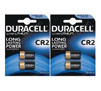 4 Piles Duracell photo CR2 Lithium 3V