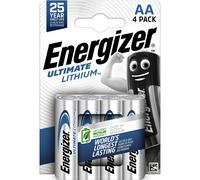 4 Piles Lithium AA / LR6 Energizer Ultimate Lithium