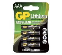4 Piles Lithium AAA / LR03 GP Lithium
