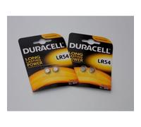 4 piles LR54 DURACELL