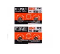 4 piles Maxell LR41-AG3 -
