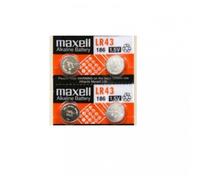 4 piles Maxell LR43 AG12