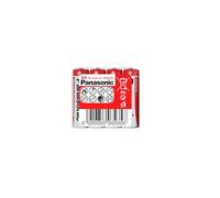 4 Piles Panasonic AA R6 Zinc-Carbone.