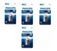 4 piles Philips CR2 lithium 3V 800 mAh