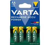 4 Piles Rechargeables AA / HR6 1350mAh Varta Accu Power