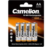 4 Piles Rechargeables AA / HR6 1800mAh Camelion