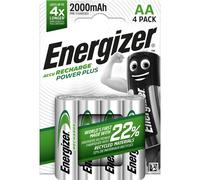 4 Piles Rechargeables AA / HR6 2000mAh Energizer Power Plus