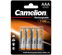 4 Piles Rechargeables AAA / HR03 1100mAh Camelion