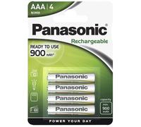4 Piles Rechargeables AAA / HR03 900mAh Panasonic